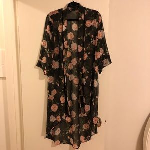 Floral Kimono sheer fabric By Forever 21
